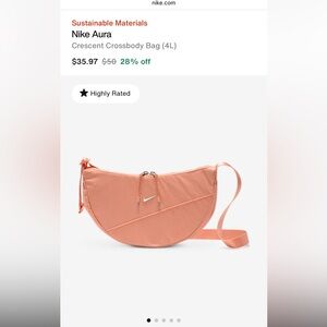 Nike Aura Crossbody Bag - Coral